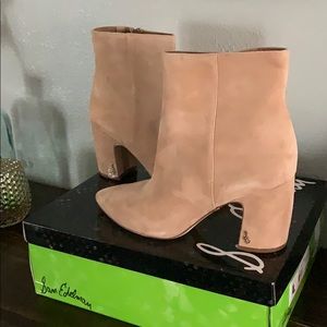 Sam Edelman tan booties